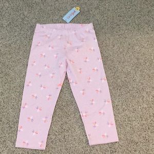 Little girls crop leggings